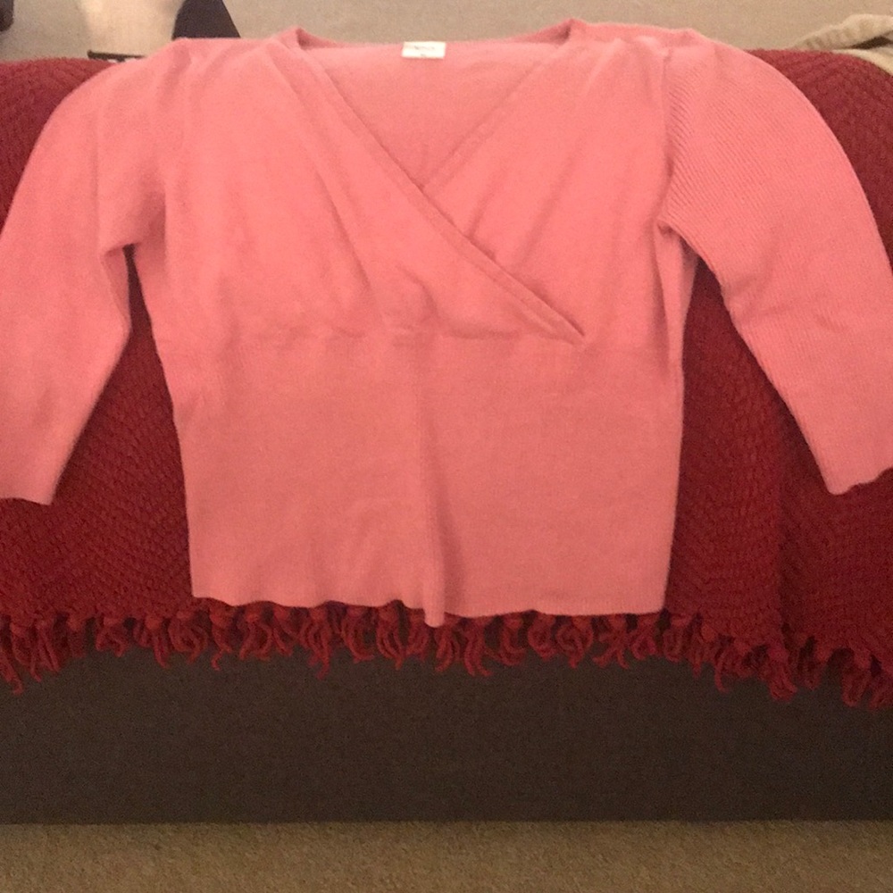 Maternity pink top